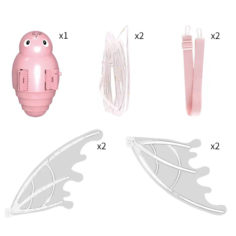 Girls Electrical Butterfly Wings With Lights Glowing Shiny Dress Up Moving Fairy Wings For Birthday Wedding Christmas Halloween | Brodtica USA - Brodtica Girls Electrical Butterfly Wings With Lights Glowing Shiny Dress Up Moving Fairy Wings For Birthday Wedding Christmas Halloween | Brodtica USA Turn on the power switch and watch the elegant, colorful wings flap, Special Occasions & Birthday