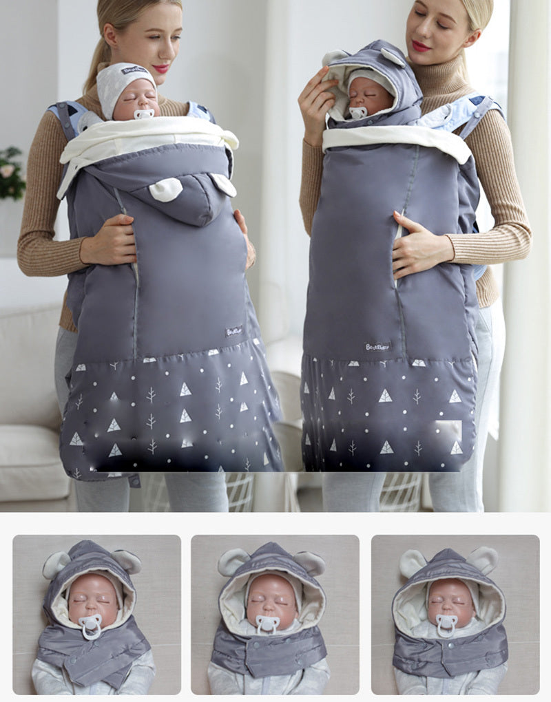 Discover Comfort & Protection with Our Warm Baby Carrier Cloak Cover - Order Now! - Brodtica Discover Comfort & Protection with Our Warm Baby Carrier Cloak Cover - Order Now! Embrace outdoor adventures with our cozy baby carrier cloak cover. Designed for snug comfort and windproof protection, it's the perfect stroller accessory for on-the-go families. Order now for peace of mind and warmth on every journey.
