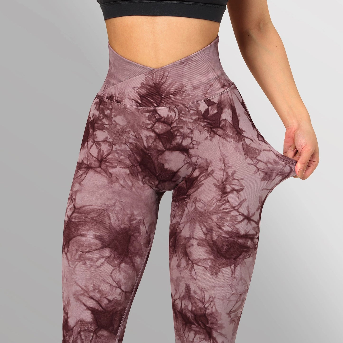 Seamless Tie Dye Leggings Women Yoga Pants Fitness Running Gym Tights | Brodtica.com - Brodtica