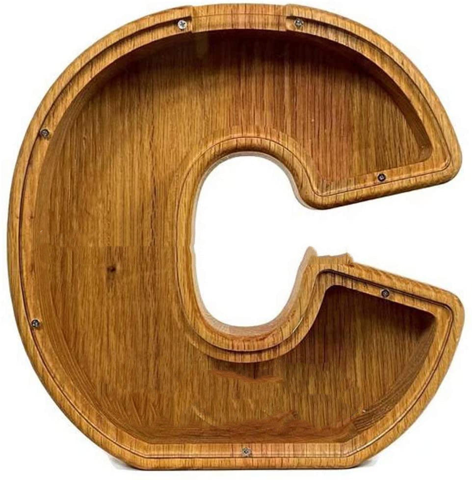 Wooden Letter Piggy Bank Creative Money Jar Nordic Style for kids savings habits | Brodtica.com - Brodtica Wooden Letter Piggy Bank Creative Money Jar Nordic Style for kids savings habits | Brodtica.com Brodtica.com | USA Wooden Letter Piggy Bank - Creative Nordic Style Piggy Bank for Kids to Develop Savings Habits. Product information Product material: oak Process: Polishing Color: A BC DEFGHI J K L MN O PQRS TU VW X YZ Category: Decoration Package: Wooden piggy bank*1