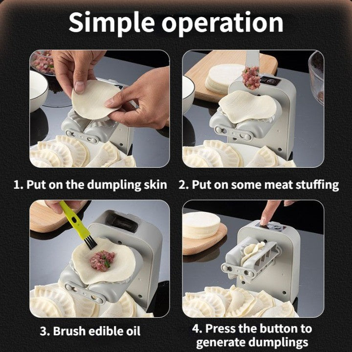 Electric Dumpling Artifact Automatic Easy Dumpling Maker Machine Kitchen Household | Brodtica.com - Brodtica Electric Dumpling Artifact Automatic Easy Dumpling Maker Machine Kitchen Household | Brodtica.com As our lives get more occupied, going through hours in the kitchen planning feasts can be an extravagance. This is where the Electric Dumpling Maker Machine moves toward, tending to the requirement for kitchen proficiency: