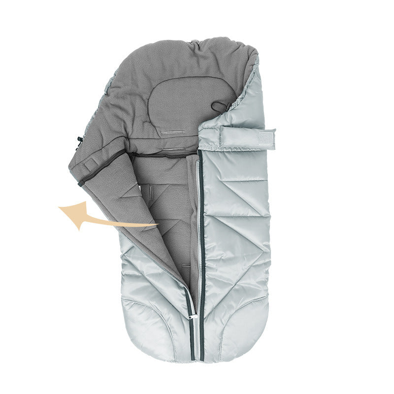 Stroller Sleeping Bag Autumn Winter Multi-purpose Cart | Brodtica.com - Brodtica Stroller Sleeping Bag Autumn Winter Multi-purpose Cart | Brodtica.com Brodtica.com | USA Multipurpose stroller sleeping bag for autumn and winter seasons. Keep your baby warm and cozy while on the go. Product Information: Product name: Baby carriage sleeping bag Material: 210D+ fleece + silk Product category: Sleeping bag Product style: grey Product size: 110*43cm Packing list: Silk floss bag*1