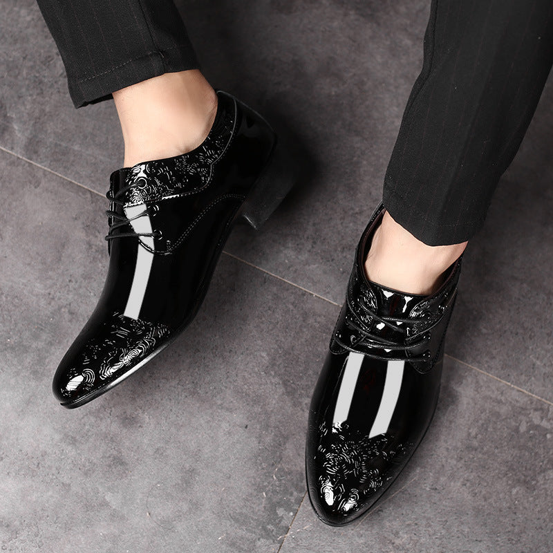 Glossy Men's Business Formal Shoes Fashion Casual Shoes | Brodtica.com - Brodtica Glossy Men's Business Formal Shoes Fashion Casual Shoes | Brodtica.com The glossy finish isn't just a surface; it's a statement. It adds a subtle shine that catches the eye, making a powerful impression in formal settings. The reflective quality of the glossy surface draws attention to the craftsmanship, elevating the overall appeal of these shoes.