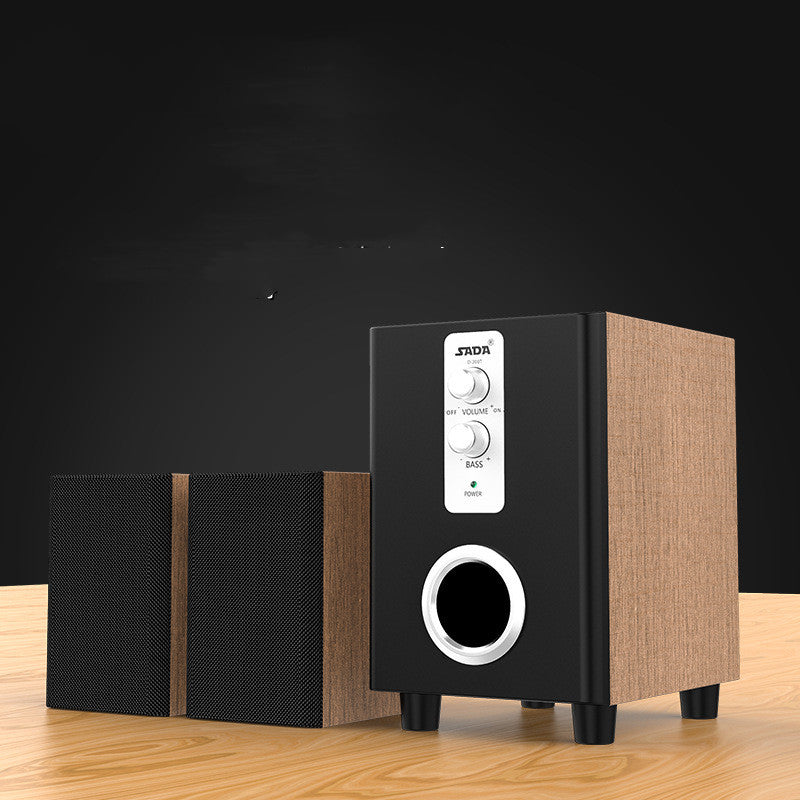 3 in 1 Home Speaker 3.5mm Wired Computer Speakers HD Sound USB Powered Sound Box | Brodtica.com - Brodtica
