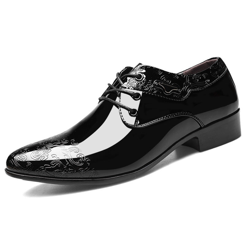 Glossy Men's Business Formal Shoes Fashion Casual Shoes | Brodtica.com - Brodtica Glossy Men's Business Formal Shoes Fashion Casual Shoes | Brodtica.com The glossy finish isn't just a surface; it's a statement. It adds a subtle shine that catches the eye, making a powerful impression in formal settings. The reflective quality of the glossy surface draws attention to the craftsmanship, elevating the overall appeal of these shoes.