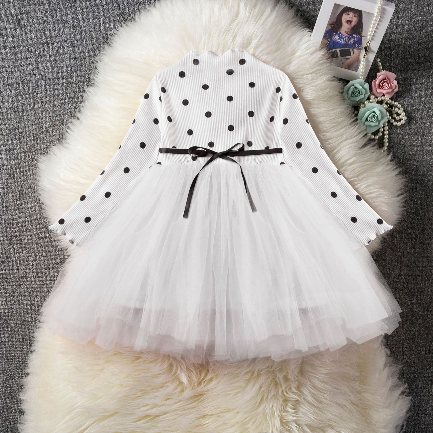 Baby Girls Spring Winter Long Sleeve Tutu Lace Dresses Infantil Newborn 1st Birthday Party Clothes Christening Gown Casual Wear | Brodtica.com - Brodtica