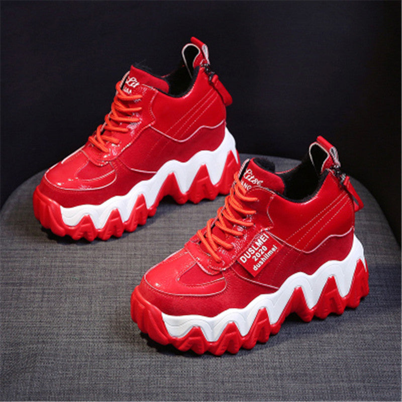 Party Sneakers women's shoes Height increase | Brodtica.com - Brodtica Party Sneakers women's shoes Height increase | Brodtica.com Brodtica.com | USA Step up your party game with our height-increasing women's sneakers - perfect for adding style and comfort to any occasion. Upper: matte Sole: polyurethane Inner: cotton Heel height: 7CM + 3CM Color: black / pink / red