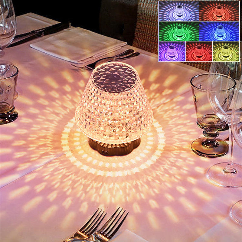 Diamond Crystal USB Touch Sensor Table Lamp | Brodtica.com - Brodtica