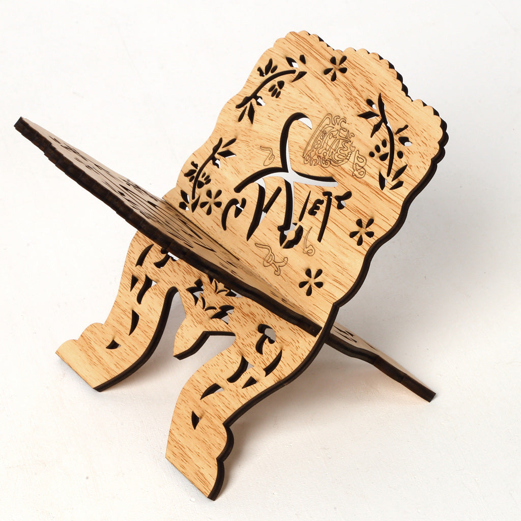 Wooden holly book holder Bookshelf Wooden frame stand rehal | Brodtica.com - Brodtica