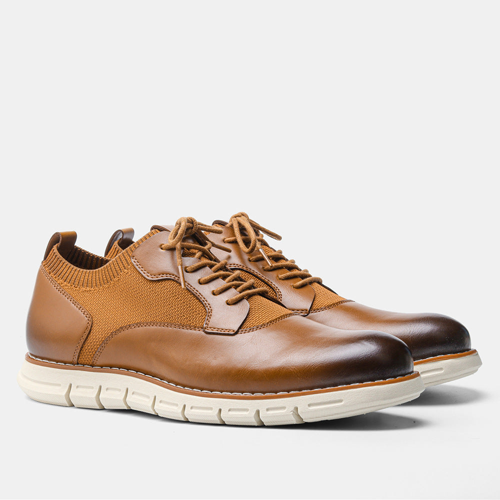 Men's Business Casual Single Shoes Flying Knit Men's Shoes | Brodtica.com - Brodtica