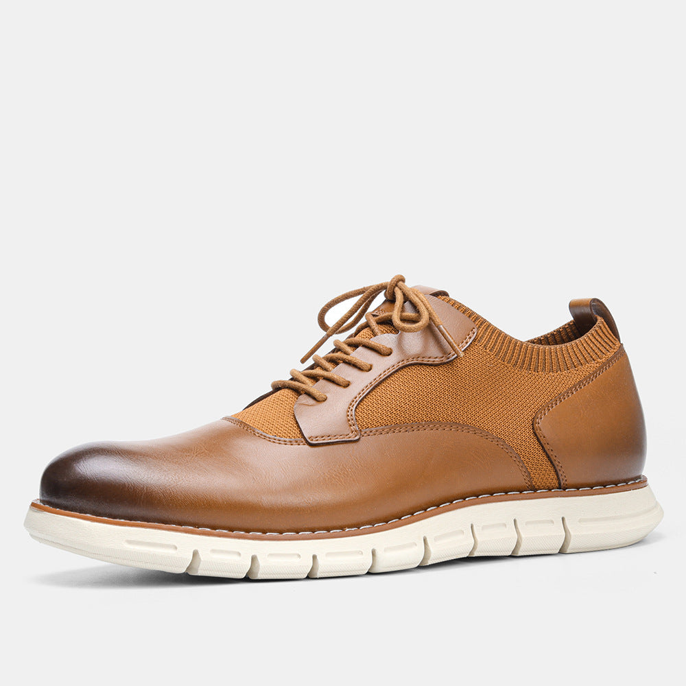 Men's Business Casual Single Shoes Flying Knit Men's Shoes | Brodtica.com - Brodtica