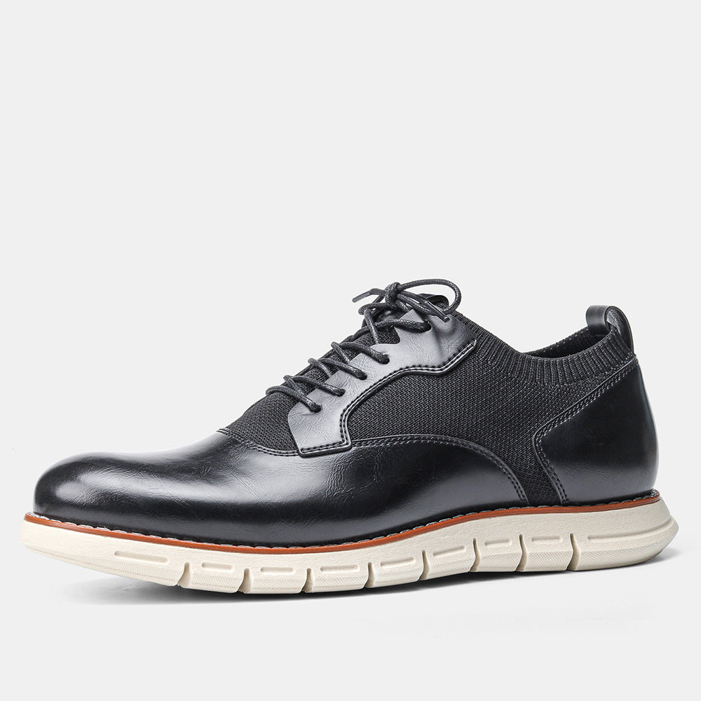 Men's Business Casual Single Shoes Flying Knit Men's Shoes | Brodtica.com - Brodtica