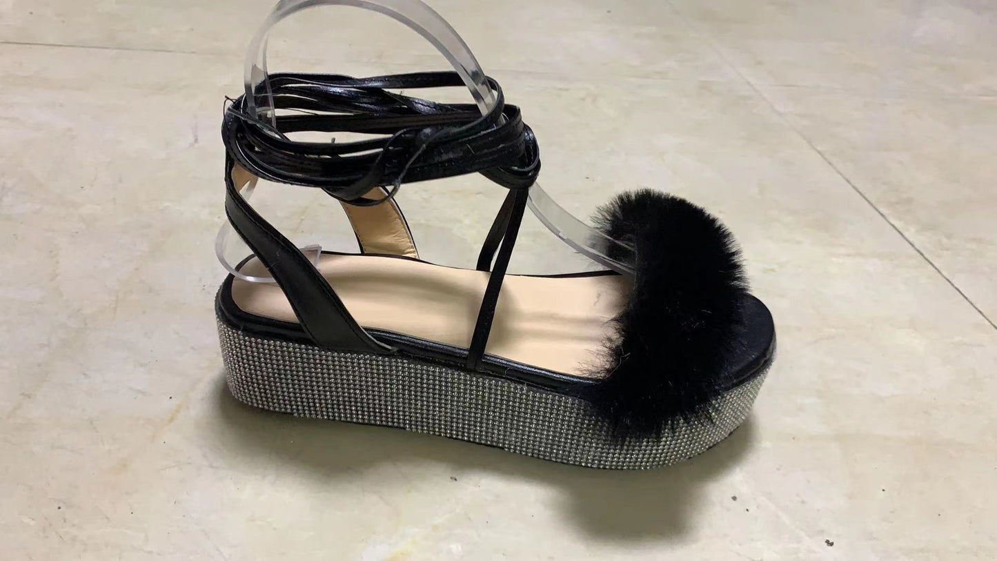 Colored Plush Sandals Women's Thick-Soled Rhinestone Foreign Trade Roman | Brodtica.com - Brodtica Colored Plush Sandals Women's Thick-Soled Rhinestone Foreign Trade Roman | Brodtica.com Presenting our perfect assortment of Colored Plush Sandals Women's Thick-Soled Rhinestone Foreign Trade Roman - where solace, style, and design unite to make footwear that will leave you feeling marvelous.