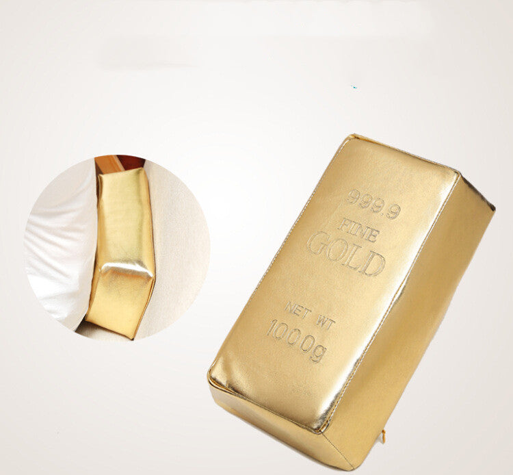 Rectangular Pillows With Simulated Gold And Silver Bricks | Brodtica.com - Brodtica Rectangular Pillows With Simulated Gold And Silver Bricks | Brodtica.com Brodtica.com | USA Rectangular pillows designed with simulated gold and silver bricks, adding a stylish and luxurious touch to any room. Product information: Product Category: Cushion/Cushion (with core) Style: New Chinese Jacket material: Pu soft Filling material: sponge Color: gold, silver Size: 28*15.5*9cm Packing list : Pillow X1