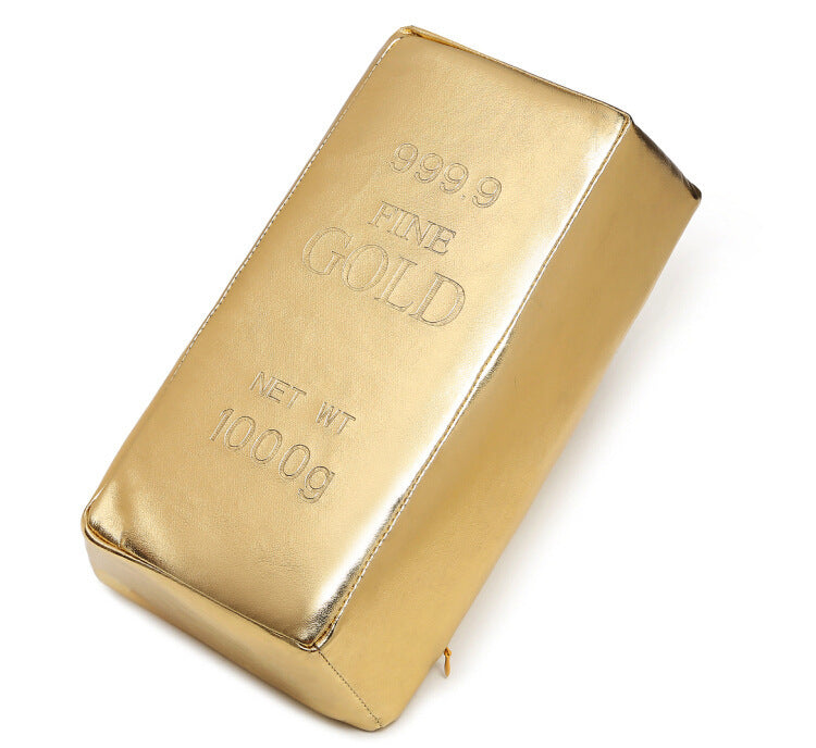 Rectangular Pillows With Simulated Gold And Silver Bricks | Brodtica.com - Brodtica Rectangular Pillows With Simulated Gold And Silver Bricks | Brodtica.com Brodtica.com | USA Rectangular pillows designed with simulated gold and silver bricks, adding a stylish and luxurious touch to any room. Product information: Product Category: Cushion/Cushion (with core) Style: New Chinese Jacket material: Pu soft Filling material: sponge Color: gold, silver Size: 28*15.5*9cm Packing list : Pillow X1