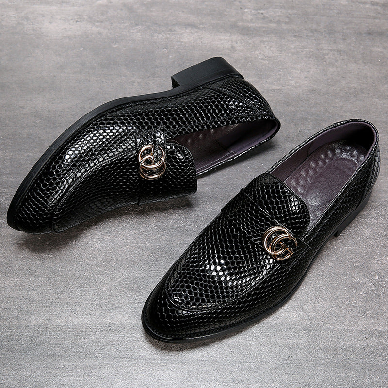 Men's patent leather style small pointed leather shoes trendy pedal casual shoes new generation | Brodtica.com - Brodtica