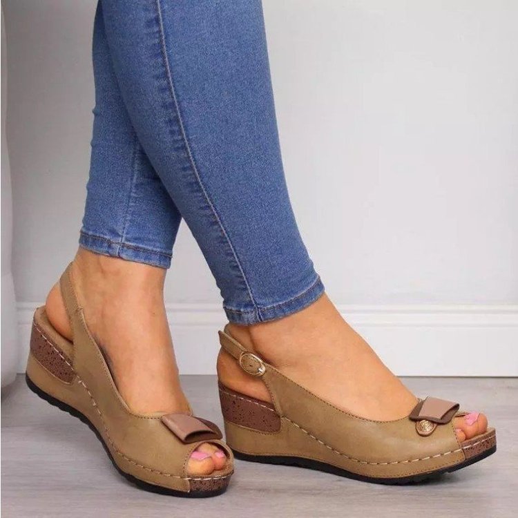 New Women's Sandals Wedge Heel Plus Size Women's Shoes | Brodtica.com - Brodtica