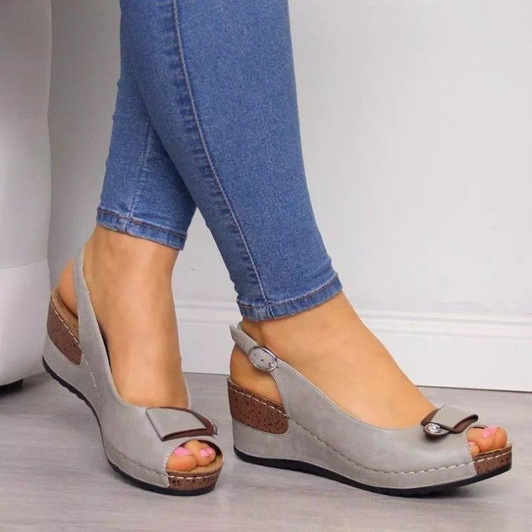New Women's Sandals Wedge Heel Plus Size Women's Shoes | Brodtica.com - Brodtica