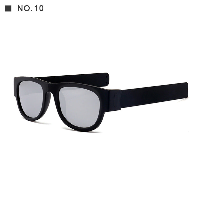 Polarized Folding Wrist Sunglasses Bracelet Design Foldable Sun Glasses | Brodtica.com - Brodtica