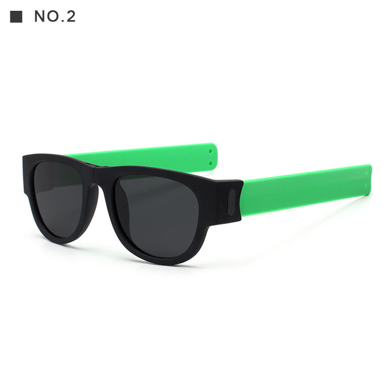 Polarized Folding Wrist Sunglasses Bracelet Design Foldable Sun Glasses | Brodtica.com - Brodtica