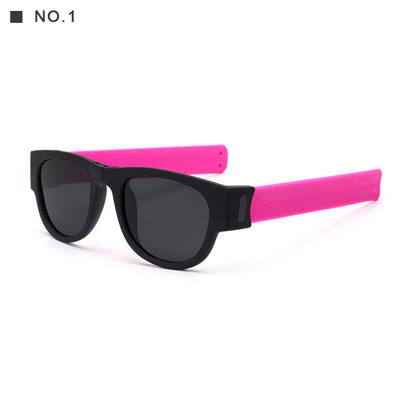 Polarized Folding Wrist Sunglasses Bracelet Design Foldable Sun Glasses | Brodtica.com - Brodtica
