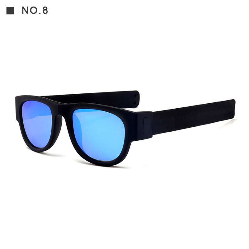 Polarized Folding Wrist Sunglasses Bracelet Design Foldable Sun Glasses | Brodtica.com - Brodtica