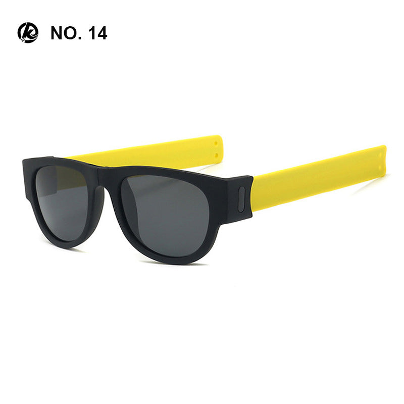 Polarized Folding Wrist Sunglasses Bracelet Design Foldable Sun Glasses | Brodtica.com - Brodtica