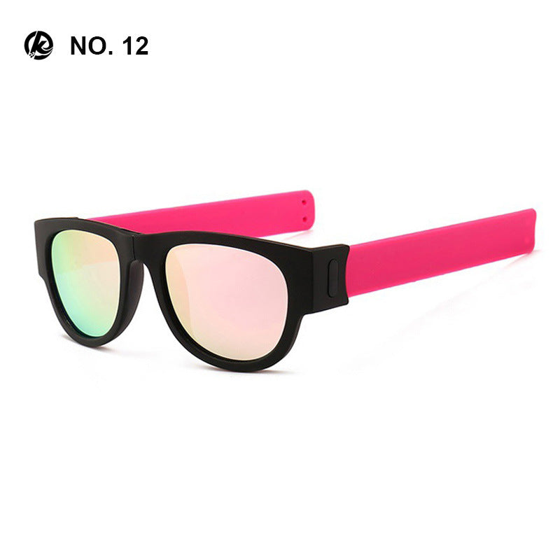Polarized Folding Wrist Sunglasses Bracelet Design Foldable Sun Glasses | Brodtica.com - Brodtica