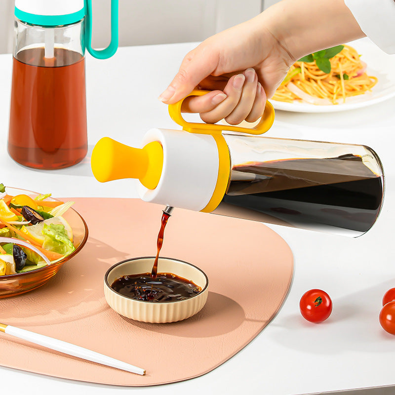 Multi-Functional Oil Dispenser with Silicone Brush for BBQ | Brodtica.com - Brodtica