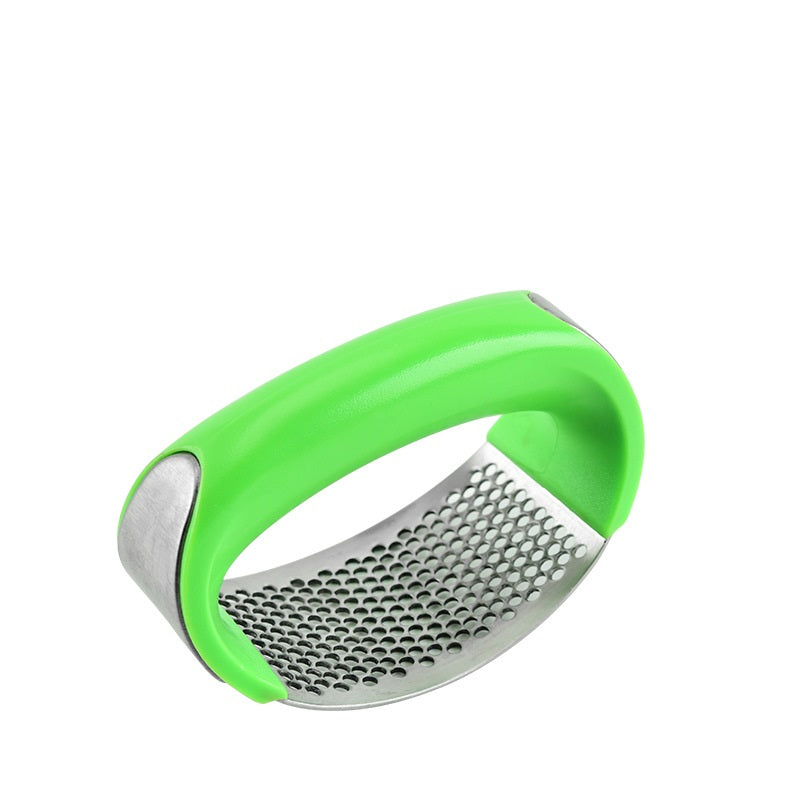Stainless Steel Garlic Masher Garlic Press Household Manual Curve Fruit Vegetable Tools Kitchen Gadgets | Brodtica.com - Brodtica