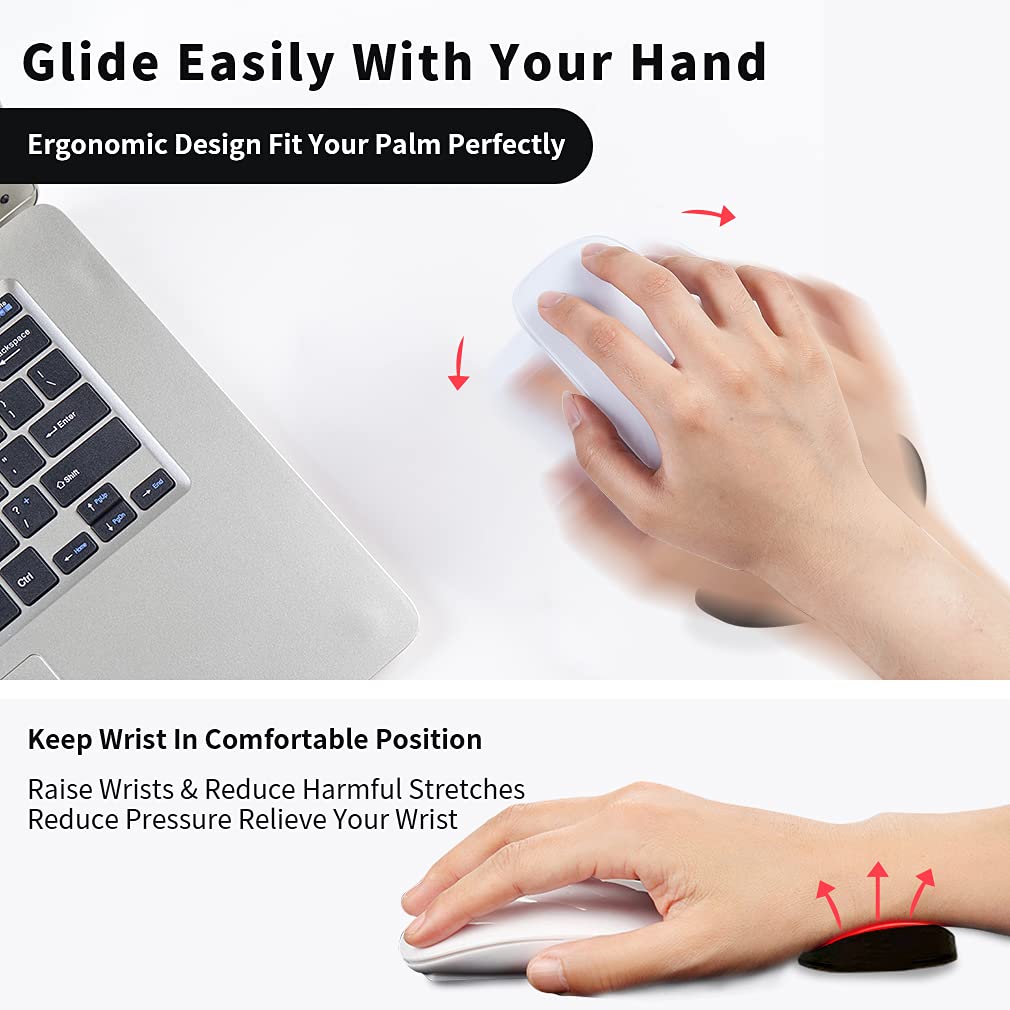 Streamline Ergonomic Mouse Pad with Gel Wrist Rest for Office and Gaming | Brodtica.com - Brodtica