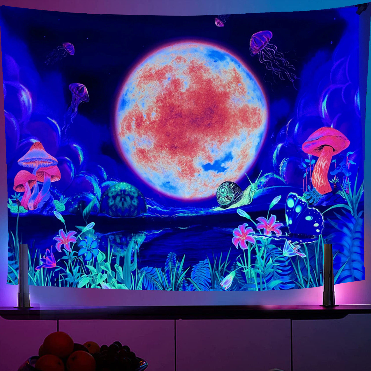 UV Light Emitting Neon Hanging Cloth | Brodtica.com - Brodtica