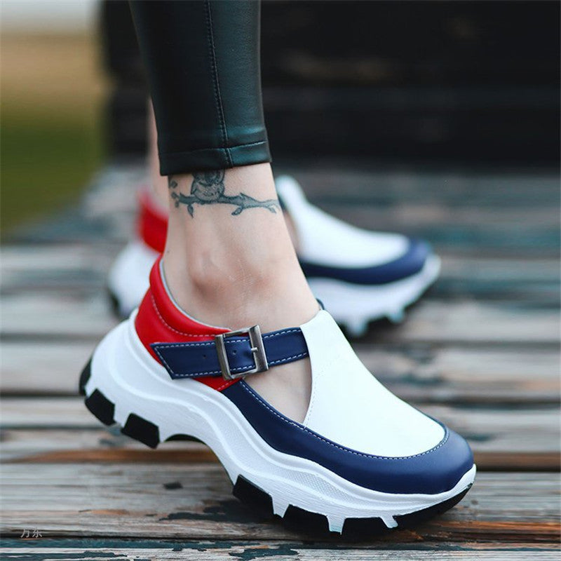 Women's Fashion Sneakers Shoes with Buckle | Brodtica.com - Brodtica