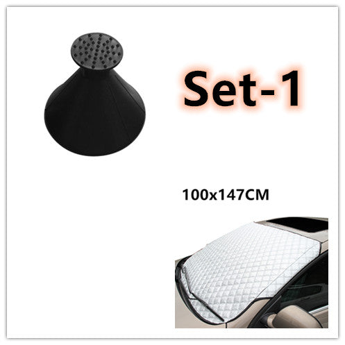 Car snow block front windshield antifreeze cover winter front gear snowboard windshield snow cover frost guard | Brodtica.com - Brodtica
