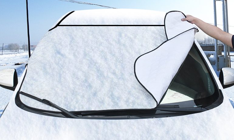 Car snow block front windshield antifreeze cover winter front gear snowboard windshield snow cover frost guard | Brodtica.com - Brodtica