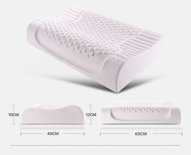 Natural latex pillow pillow for protecting cervical spine | Brodtica.com - Brodtica