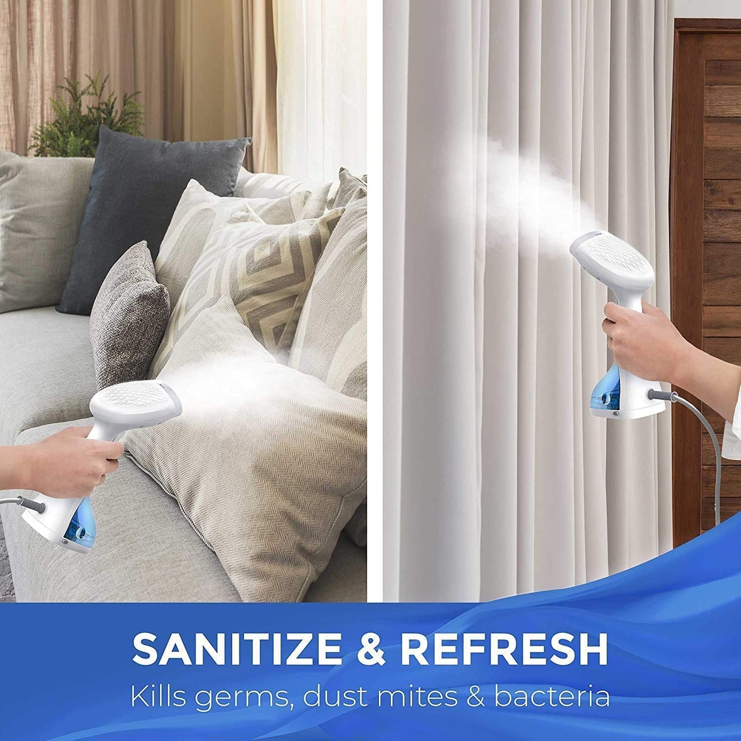 Clothes Steamer 1400 Watt Fast Heat Up Portable Handheld Garment Steamer For Travel And Home Use Wrinkle Remover Clothing Steamer | Brodtica.com - Brodtica