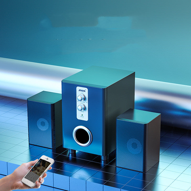 3 in 1 Home Speaker 3.5mm Wired Computer Speakers HD Sound USB Powered Sound Box | Brodtica.com - Brodtica