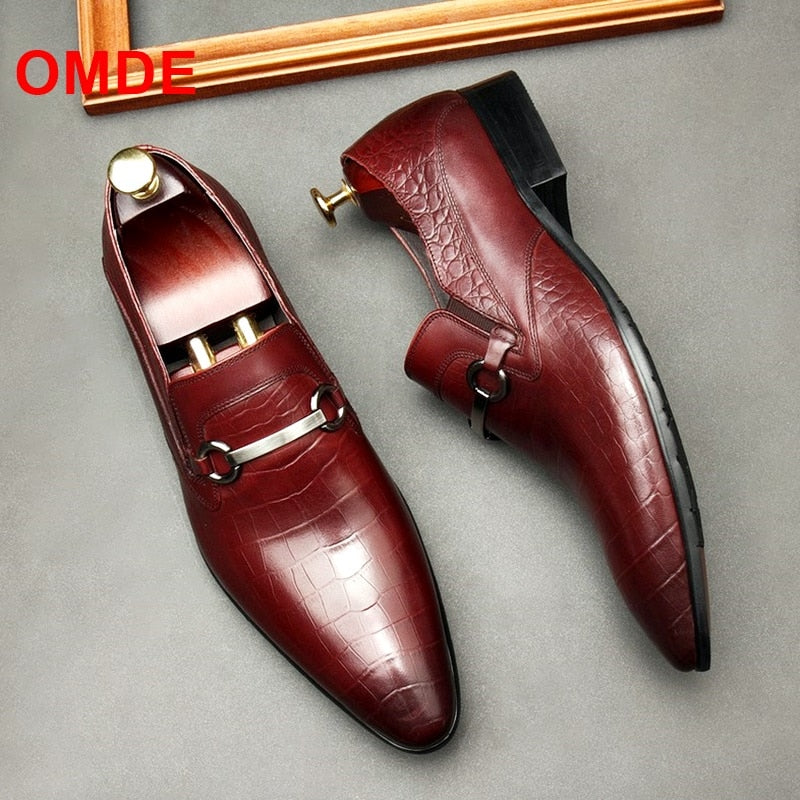 Men's Fashion Top Layer Cowhide Business Dress Shoes | Brodtica.com - Brodtica