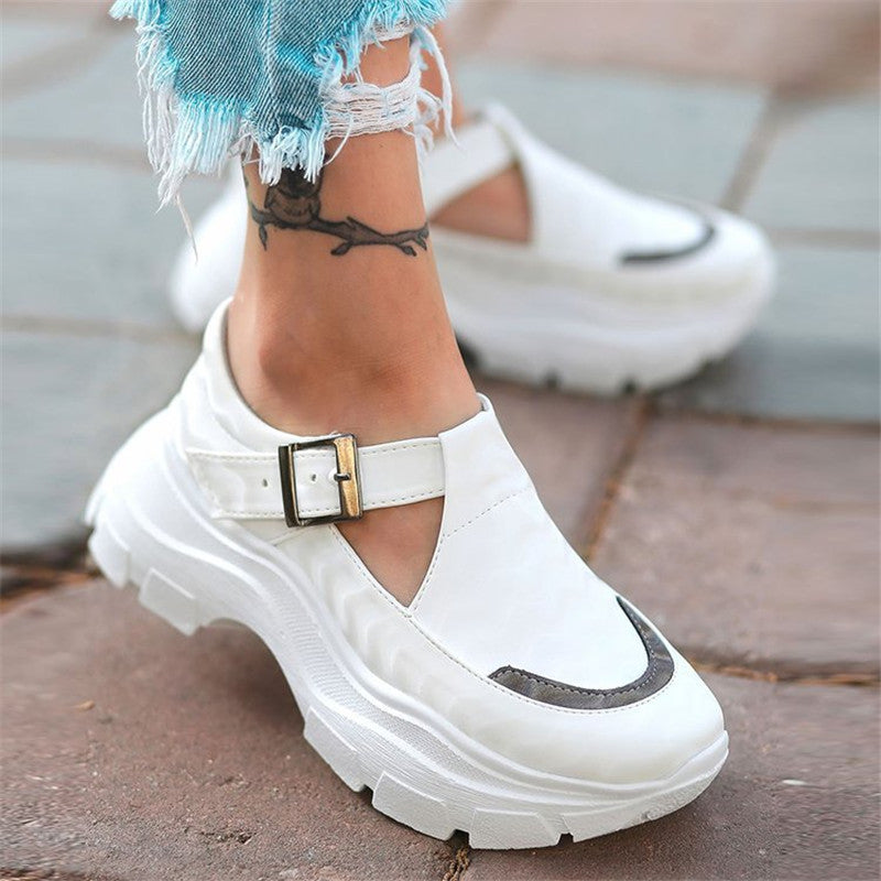 Women's Fashion Sneakers Shoes with Buckle | Brodtica.com - Brodtica