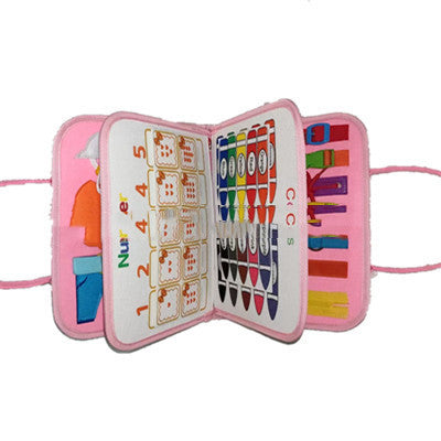 Baby Early Education Preschool Sensory Learning Toy Book Children's Busy Board Dressing And Buttoning Learning | Brodtica.com - Brodtica