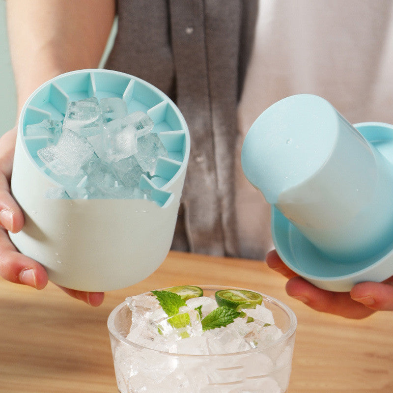 Ice Bucket Silicone Mold Cube Maker 2 In 1 For Kitchen Party Barware | Brodtica.com - Brodtica