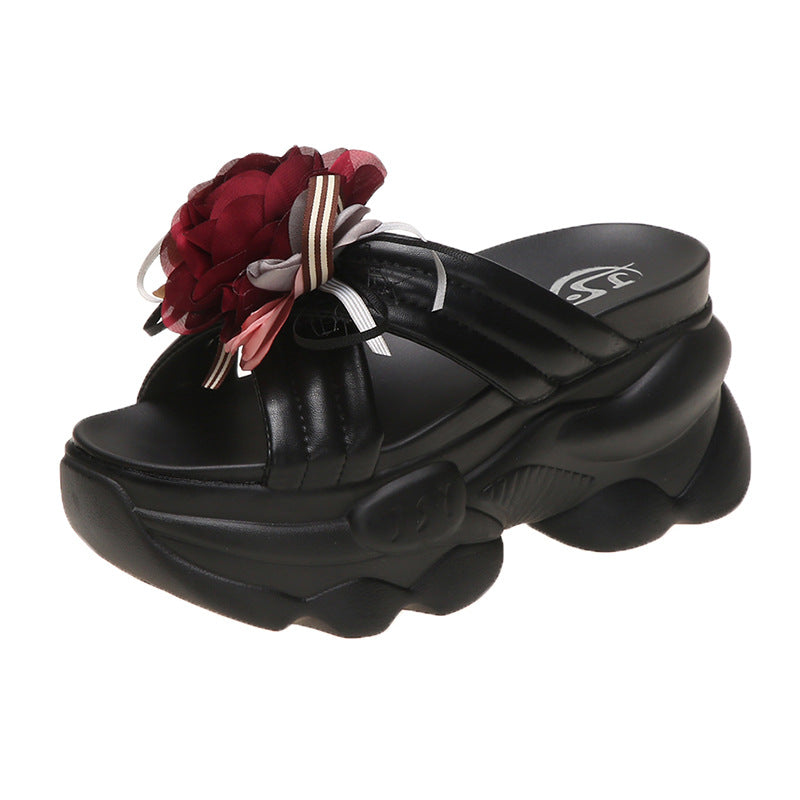 Trendy Thick Bottom Sandals Women's Fashion Flowers | Brodtica.com - Brodtica