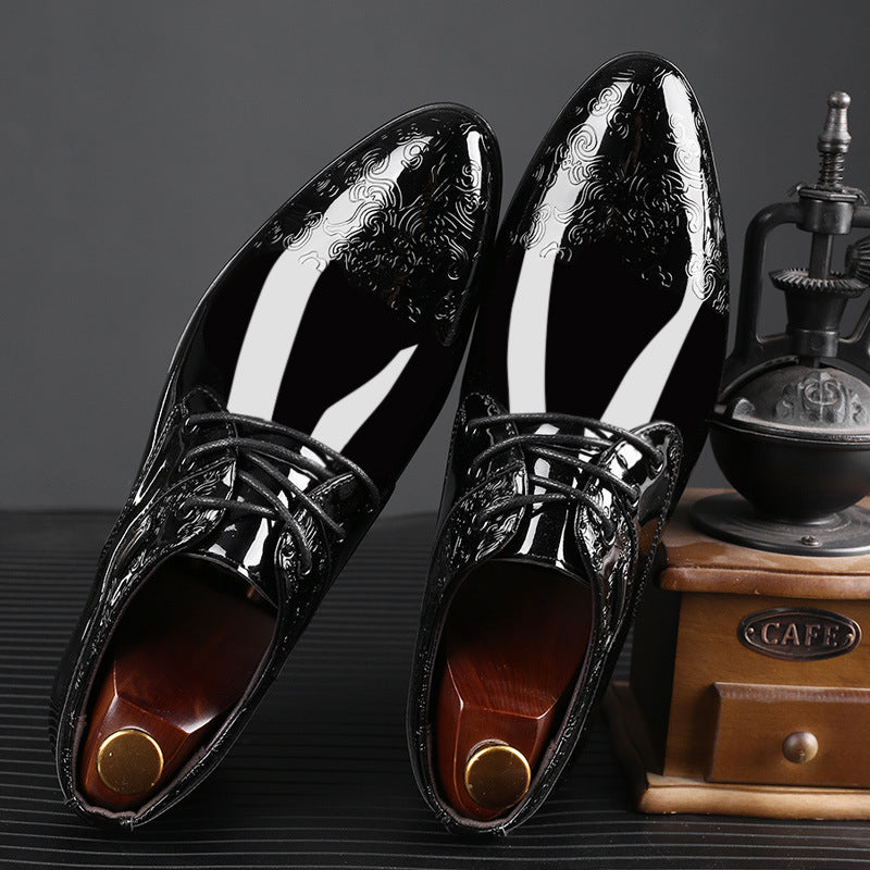 Glossy Men's Business Formal Shoes Fashion Casual Shoes | Brodtica.com - Brodtica Glossy Men's Business Formal Shoes Fashion Casual Shoes | Brodtica.com The glossy finish isn't just a surface; it's a statement. It adds a subtle shine that catches the eye, making a powerful impression in formal settings. The reflective quality of the glossy surface draws attention to the craftsmanship, elevating the overall appeal of these shoes.