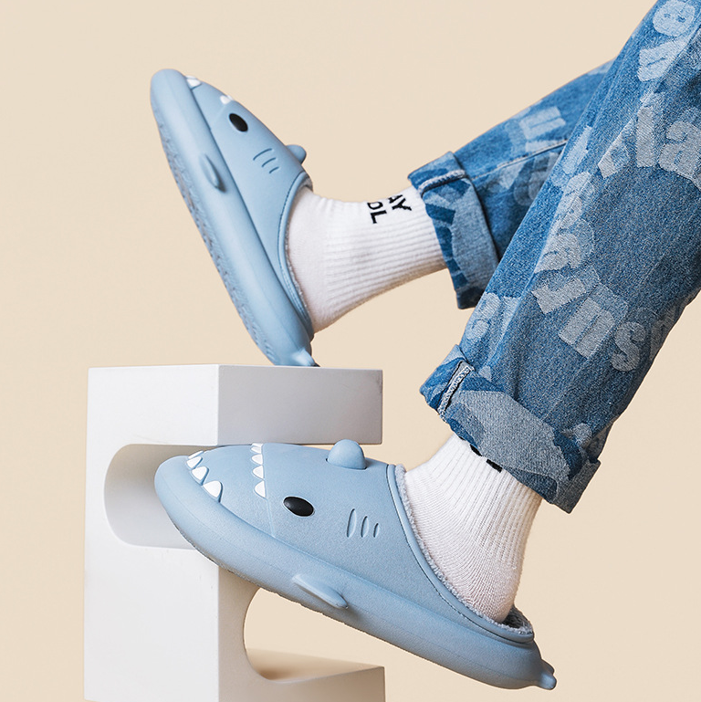Soft Bottom Cartoon Shark clogs House Shoes | Brodtica.com - Brodtica