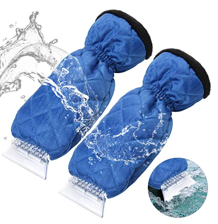 Two Pack Ice Scrapers for Car Detachable Cleaner Gloves | Brodtica.com - Brodtica