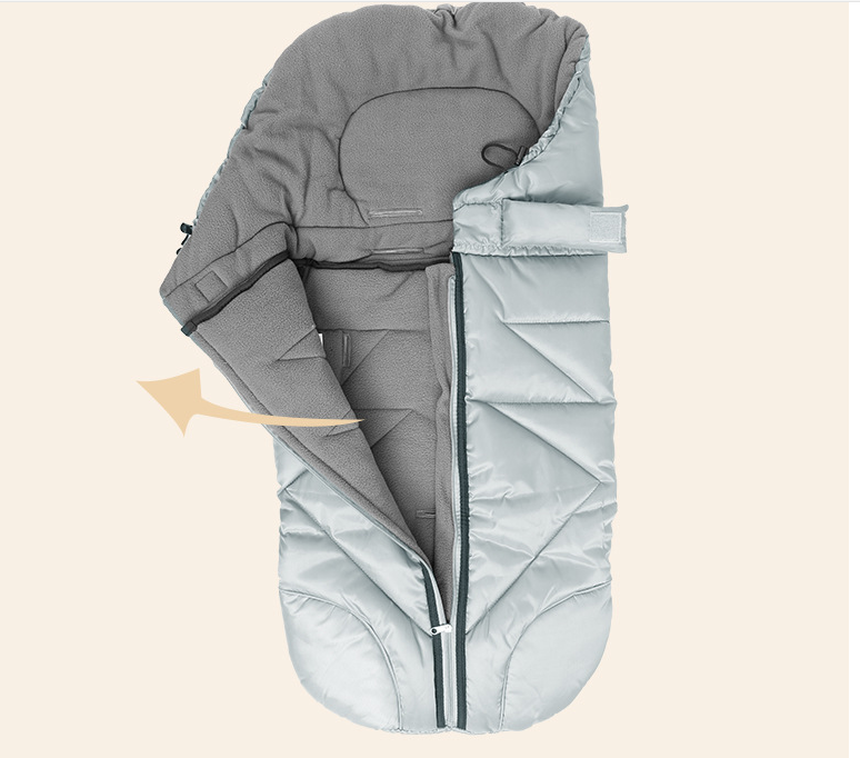 Stroller Sleeping Bag Autumn Winter Multi-purpose Cart | Brodtica.com - Brodtica Stroller Sleeping Bag Autumn Winter Multi-purpose Cart | Brodtica.com Brodtica.com | USA Multipurpose stroller sleeping bag for autumn and winter seasons. Keep your baby warm and cozy while on the go. Product Information: Product name: Baby carriage sleeping bag Material: 210D+ fleece + silk Product category: Sleeping bag Product style: grey Product size: 110*43cm Packing list: Silk floss bag*1