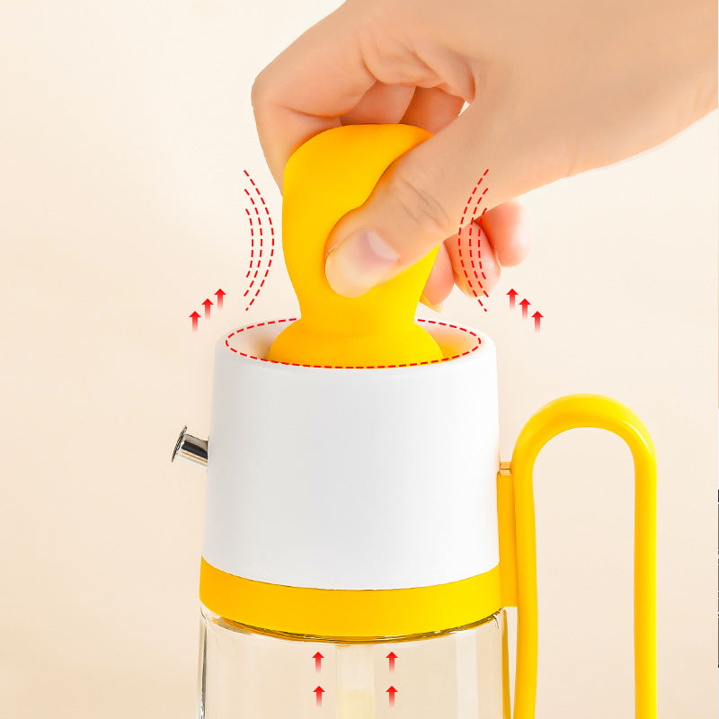 Multi-Functional Oil Dispenser with Silicone Brush for BBQ | Brodtica.com - Brodtica