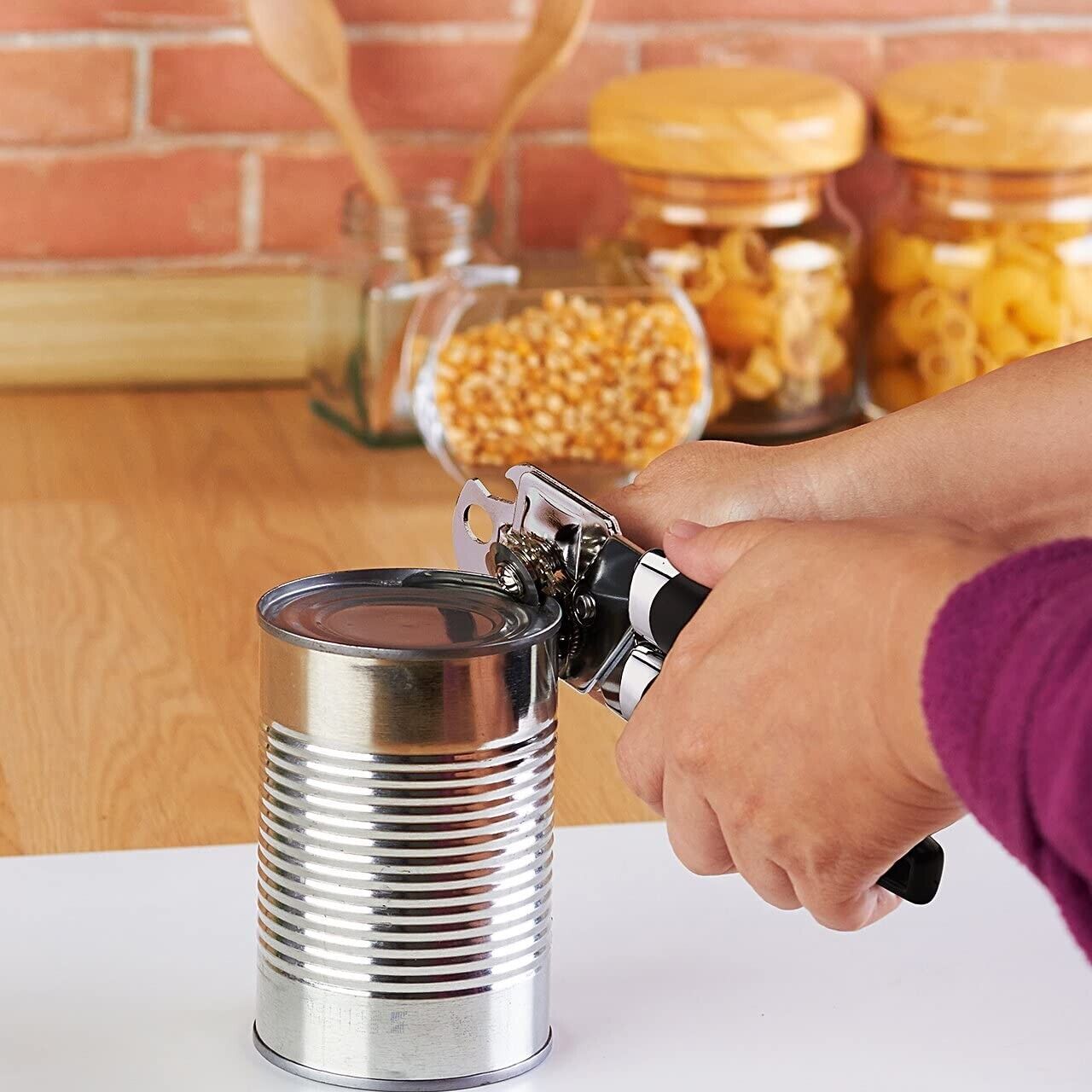 Can Opener Smooth Edge Heavy Duty Stainless Steel Blades Beer Opener | Brodtica.com - Brodtica