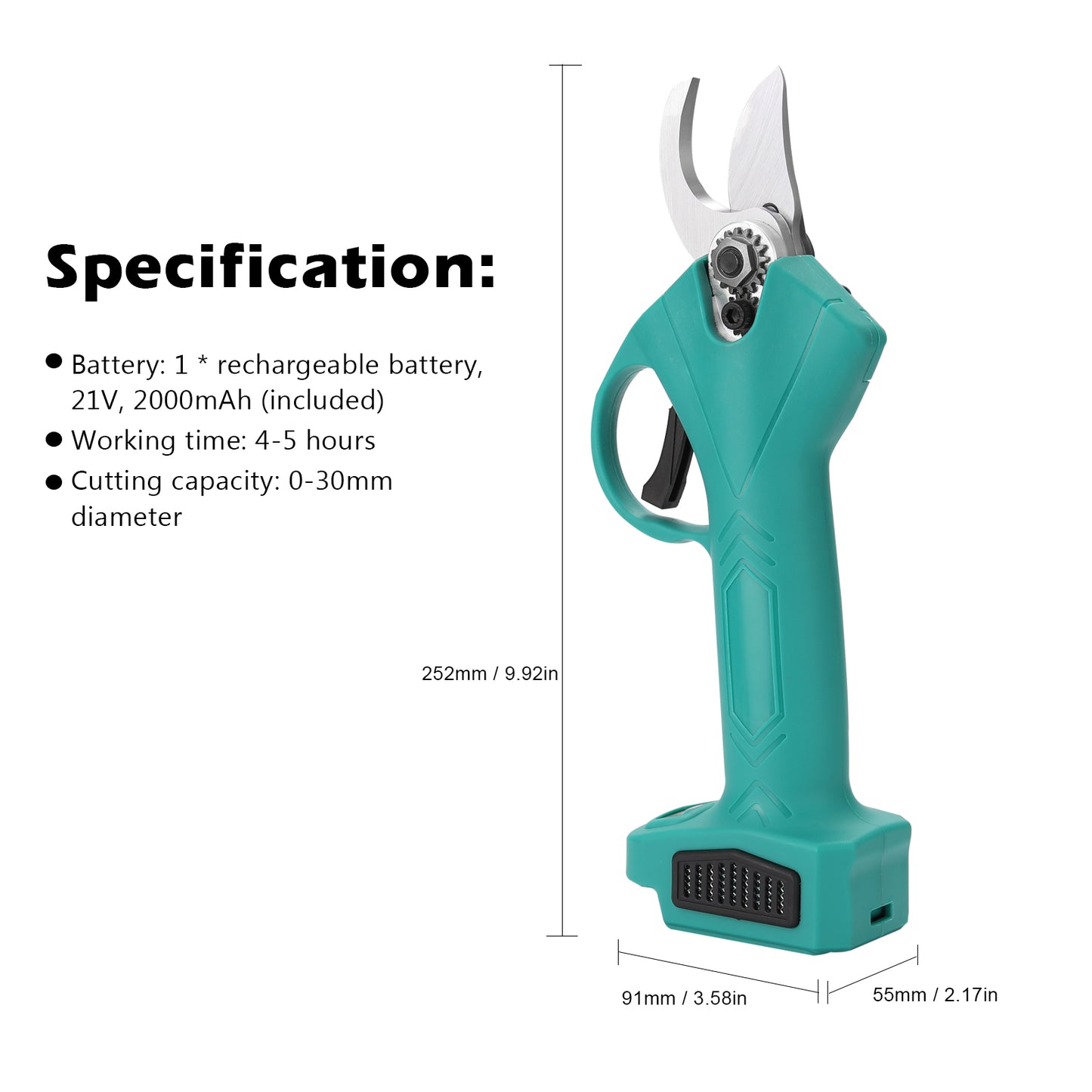 Lithium Electric Pruning Shears For Horticultural Fruit Trees | Brodtica.com - Brodtica